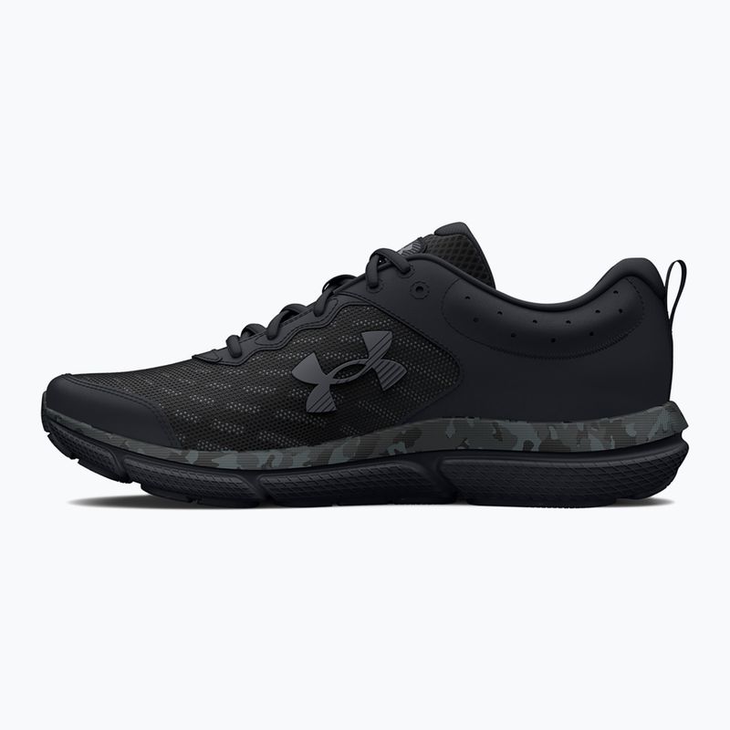 Pánske bežecké topánky Under Armour Charged Assert 10 Camo black/black/pitch gray 2