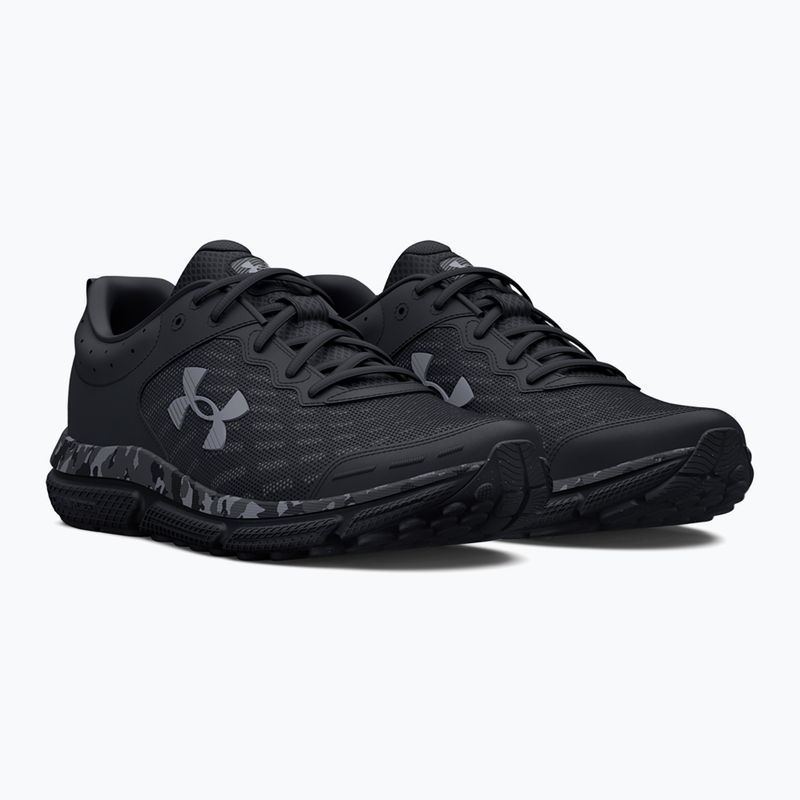Pánske bežecké topánky Under Armour Charged Assert 10 Camo black/black/pitch gray 3