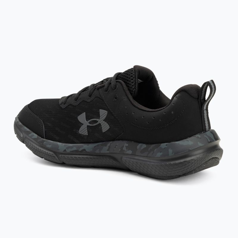 Pánske bežecké topánky Under Armour Charged Assert 10 Camo black/black/pitch gray 3