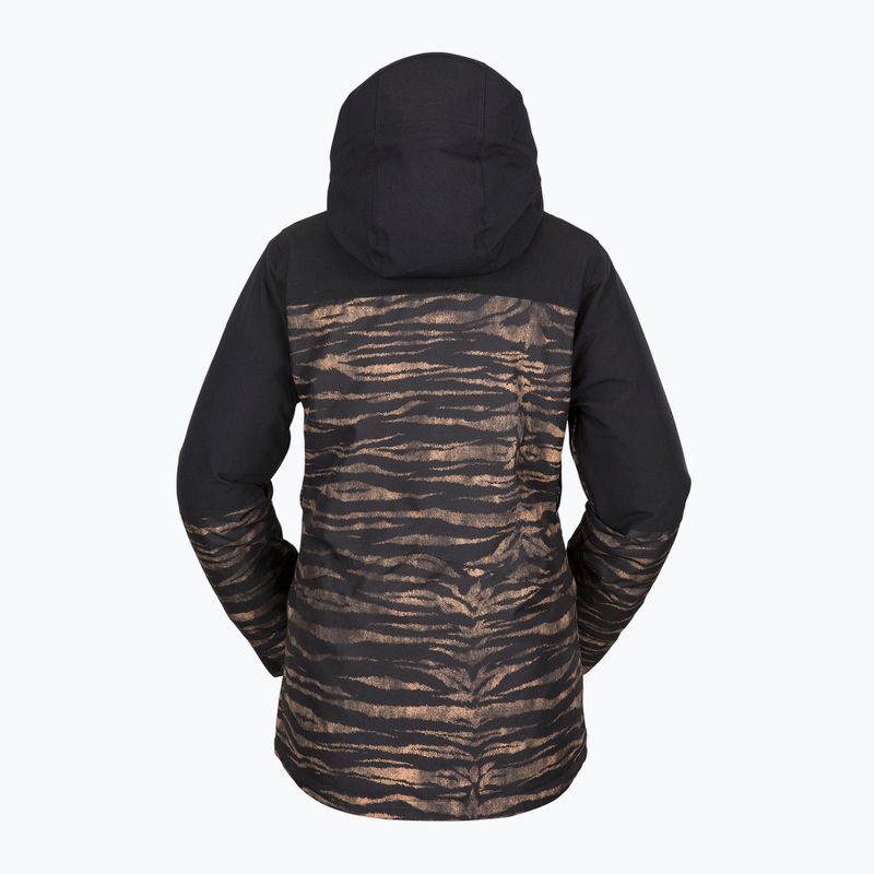 Dámska snowboardová bunda Volcom Shelter 3D Stretch black-brown H0452210 9