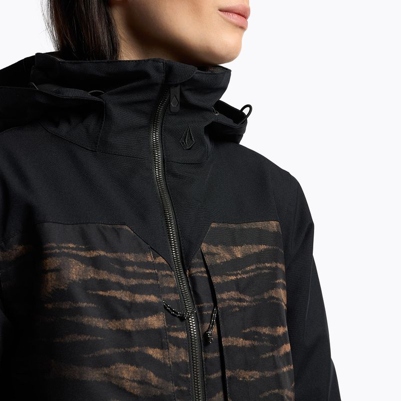 Dámska snowboardová bunda Volcom Shelter 3D Stretch black-brown H0452210 5