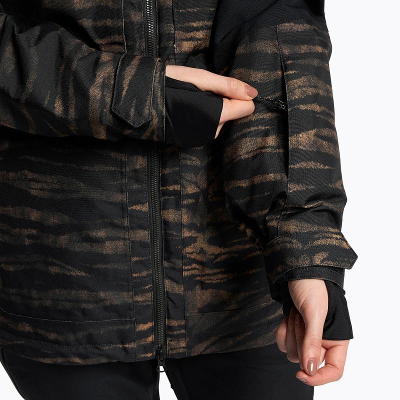 Dámska snowboardová bunda Volcom Shelter 3D Stretch black-brown H0452210 6