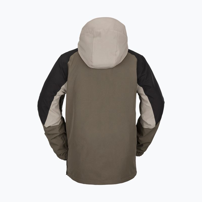 Pánska snowboardová bunda Volcom Brighton Pullover brown/black G0652315 2