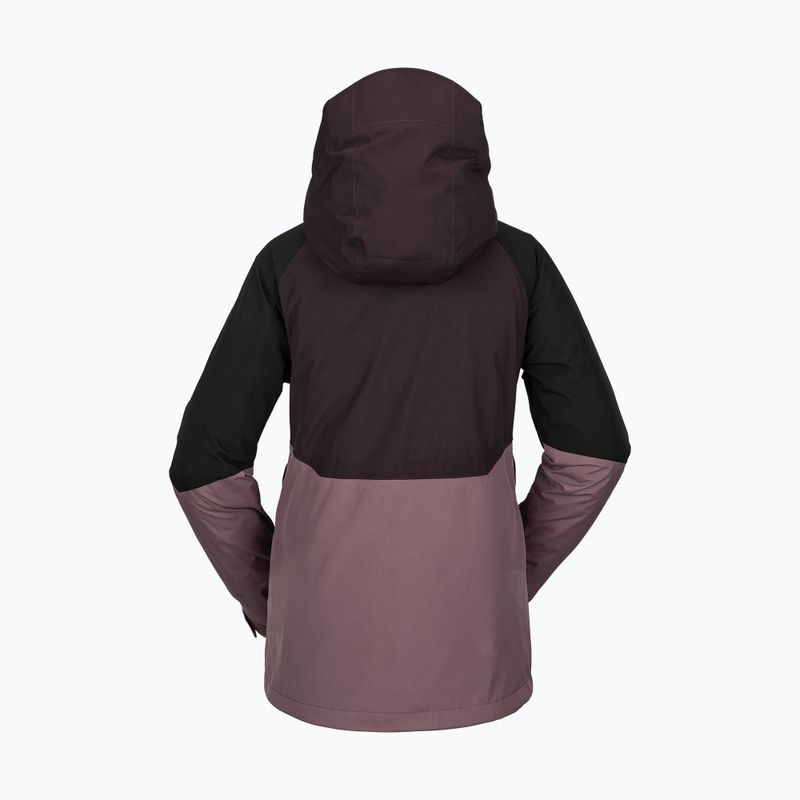 Volcom Aris Ins Gore brown/black snowboardová bunda H0452311 8