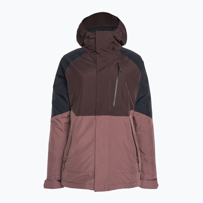 Volcom Aris Ins Gore brown/black snowboardová bunda H0452311