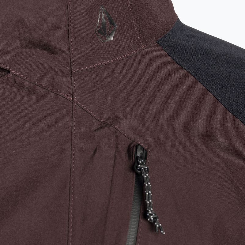 Volcom Aris Ins Gore brown/black snowboardová bunda H0452311 3