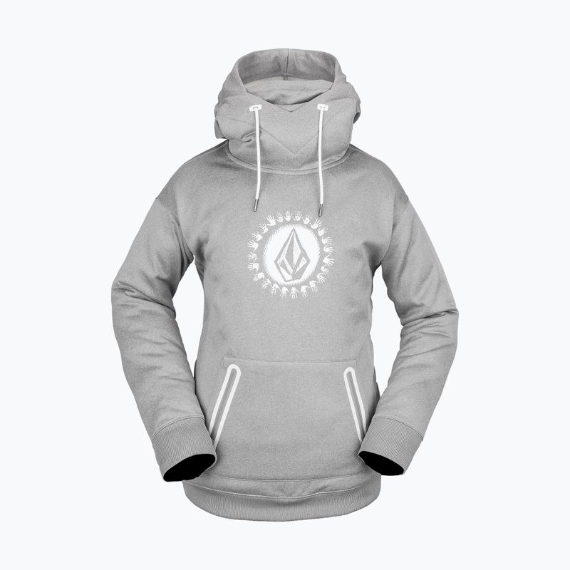 Dámska snowboardová mikina Volcom Spring Shred Hoody šedá H4152303 7