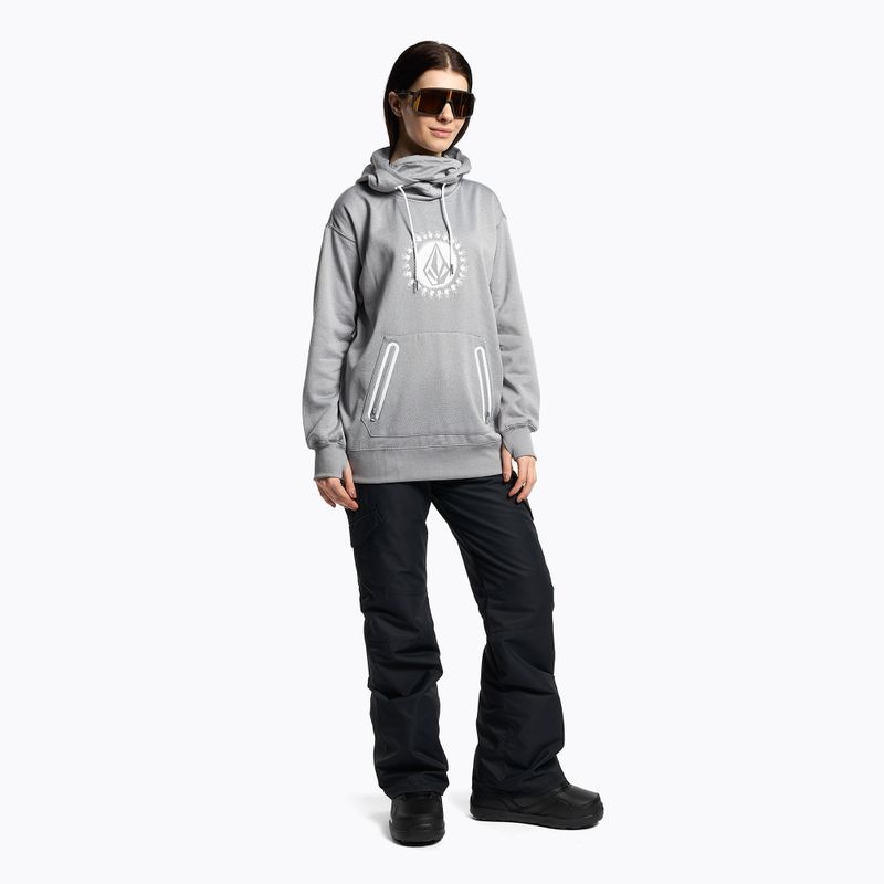 Dámska snowboardová mikina Volcom Spring Shred Hoody šedá H4152303 2
