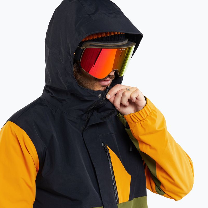 Pánska snowboardová bunda Volcom L Ins Gore-Tex gold 2