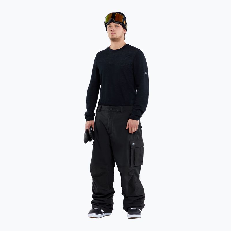 Pánske snowboardové nohavice Volcom Nwrk Baggy black