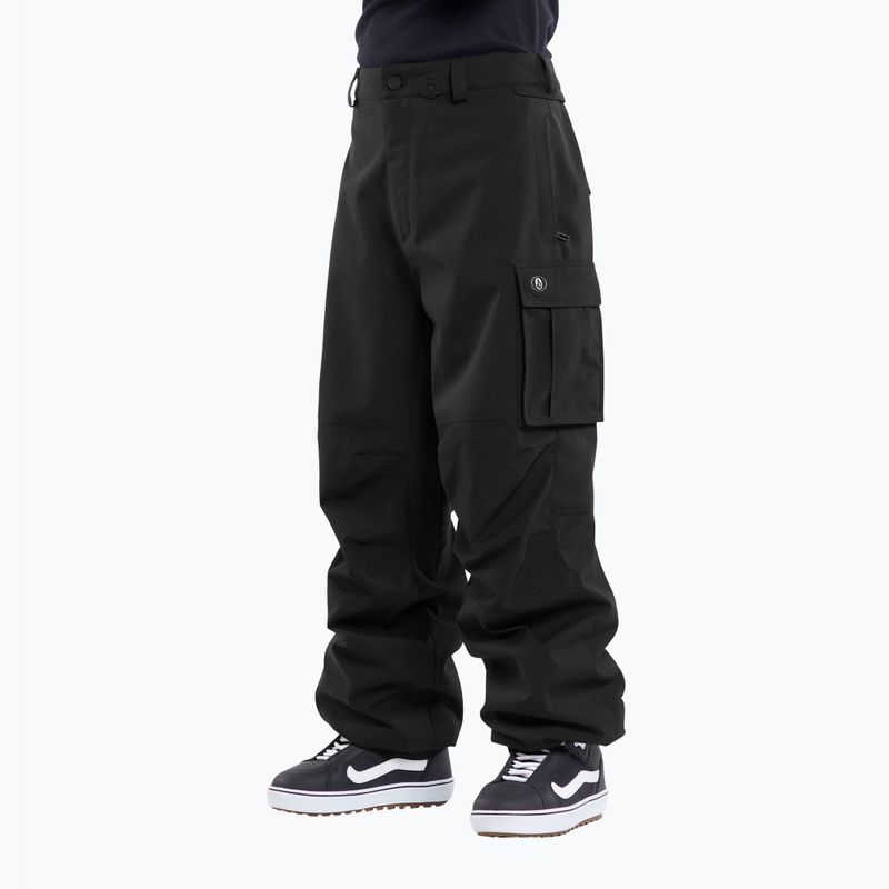 Pánske snowboardové nohavice Volcom Nwrk Baggy black 3