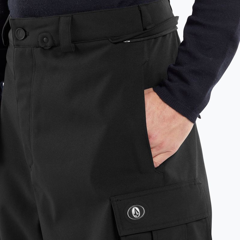 Pánske snowboardové nohavice Volcom Nwrk Baggy black 4