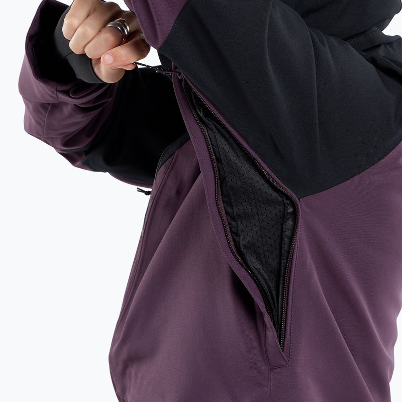 Dámska snowboardová bunda Volcom Shelter 3D Stretch blackberry 5