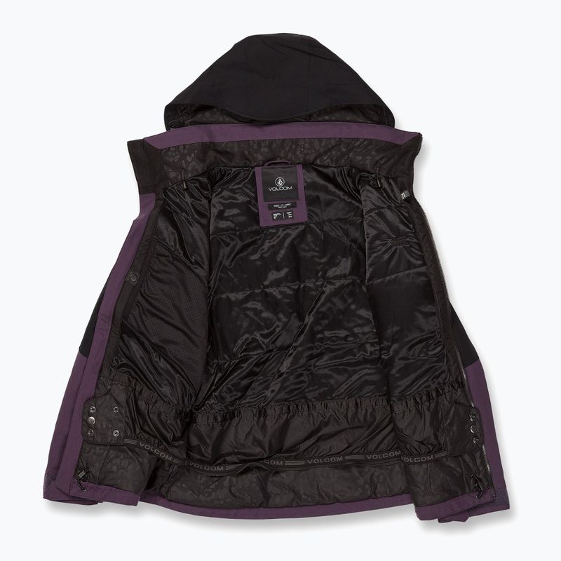 Dámska snowboardová bunda Volcom Shelter 3D Stretch blackberry 10
