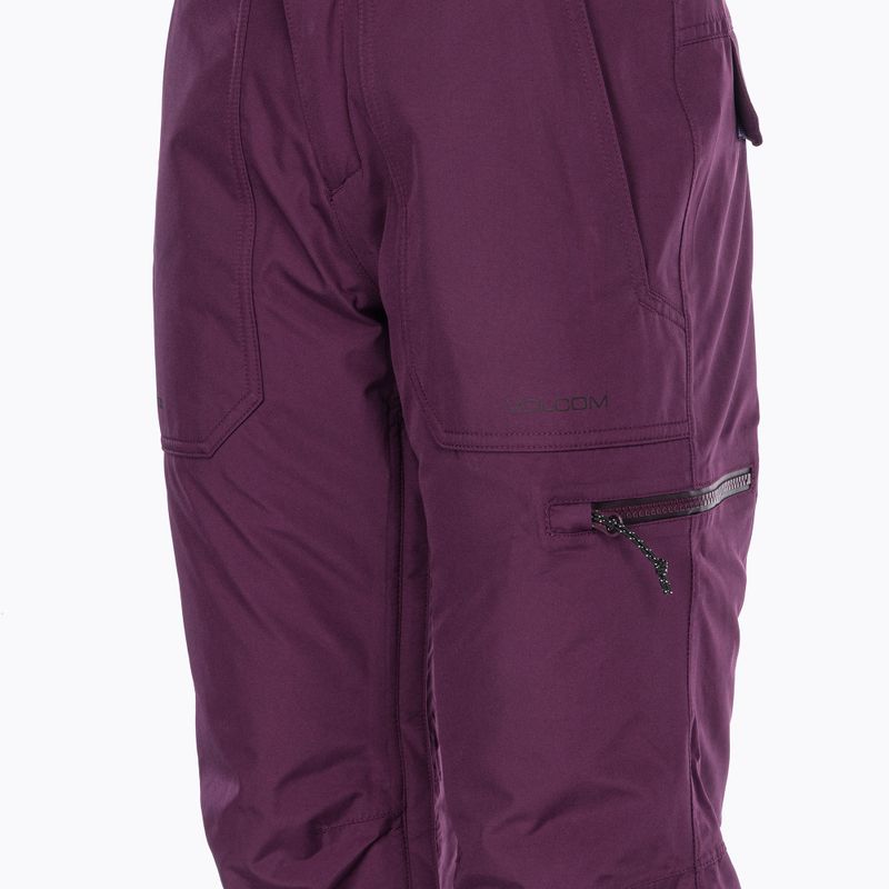 Dámske snowboardové nohavice Volcom Knox Ins Gore-Tex blackberry 11