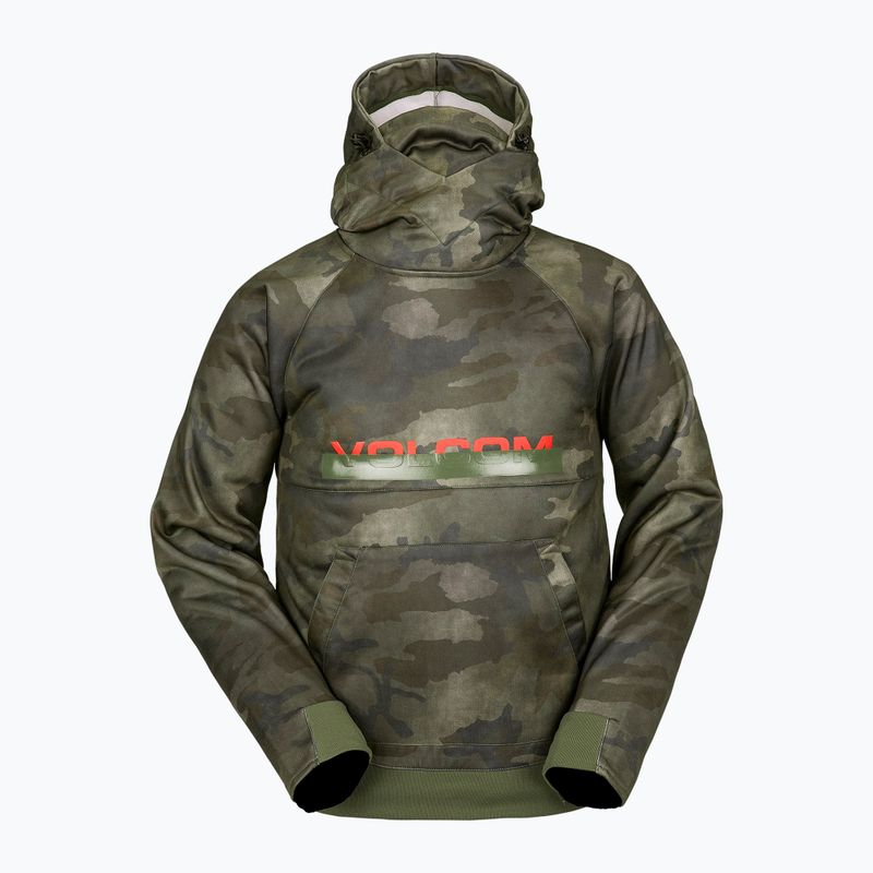 Pánska snowboardová mikina Volcom Hydro Riding Hoodie cloudwash camo