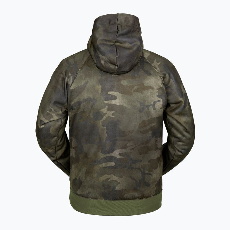 Pánska snowboardová mikina Volcom Hydro Riding Hoodie cloudwash camo 2