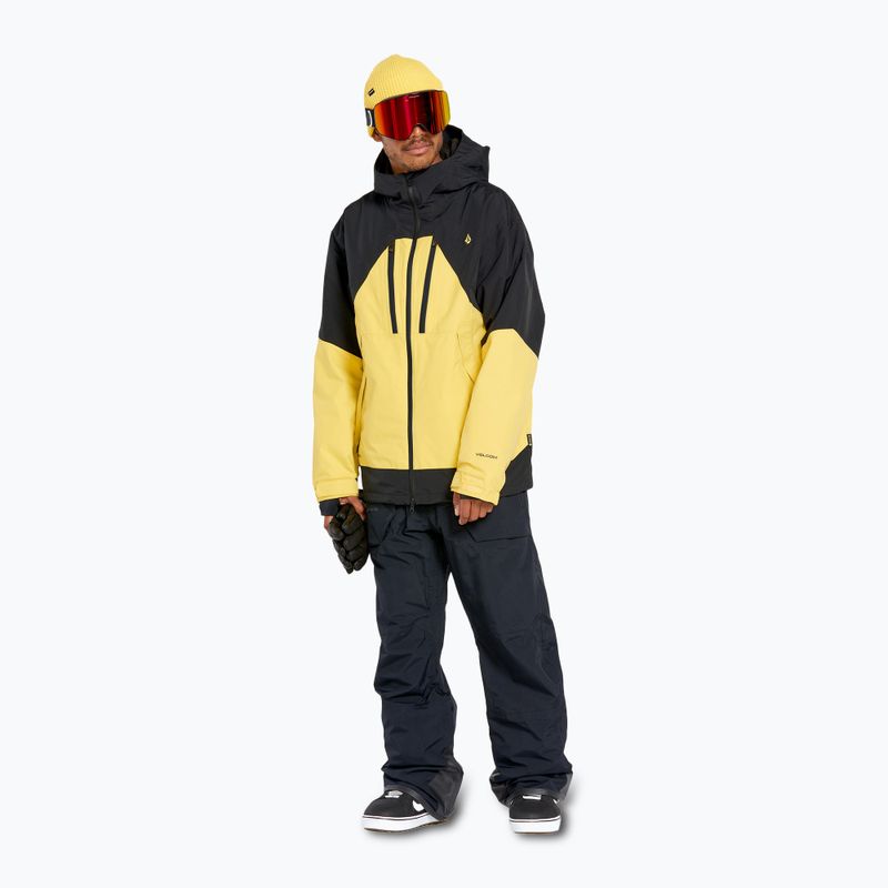 Pánska snowboardová bunda Volcom Tds 2L Gore-Tex tmavo žltá 2