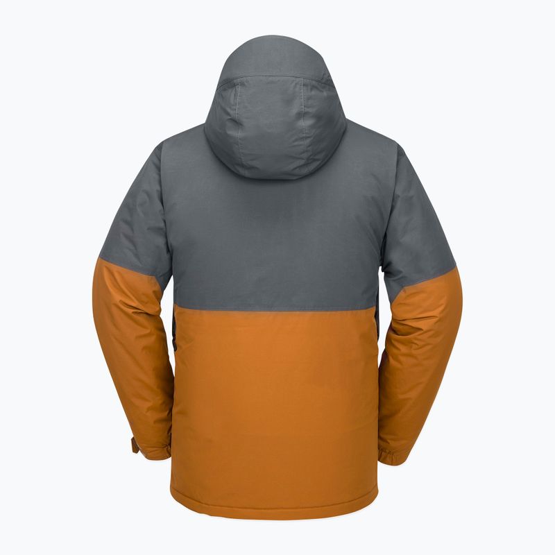 Pánska snowboardová bunda Volcom L Ins Gore-Tex caramel 2