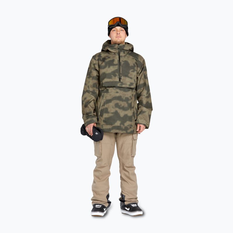 Pánska snowboardová bunda Volcom Brighton Pullover camouflage 2