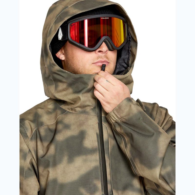 Pánska snowboardová bunda Volcom Brighton Pullover camouflage 4