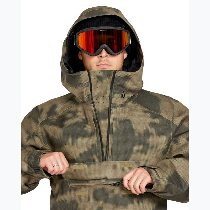 Pánska snowboardová bunda Volcom Brighton Pullover camouflage 7