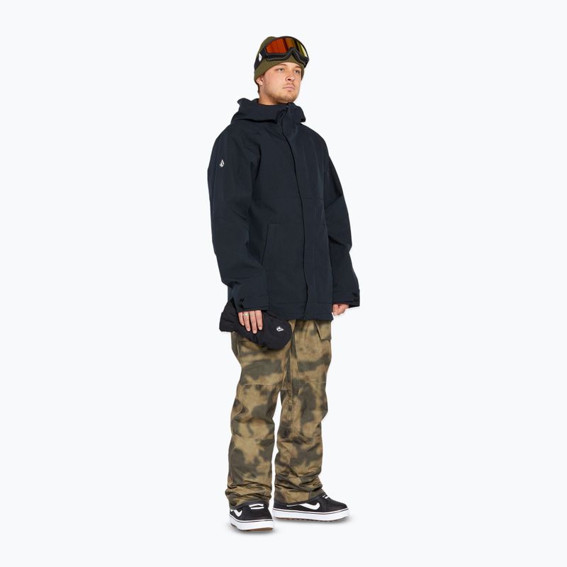 Pánske snowboardové nohavice Volcom Roan Bib Overall camouflage 2