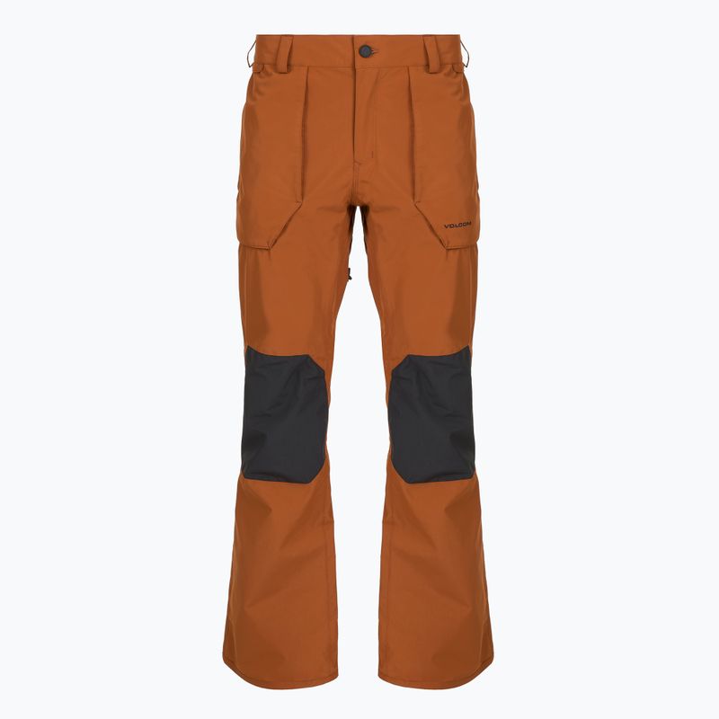 Pánske snowboardové nohavice Volcom Roan caramel 7