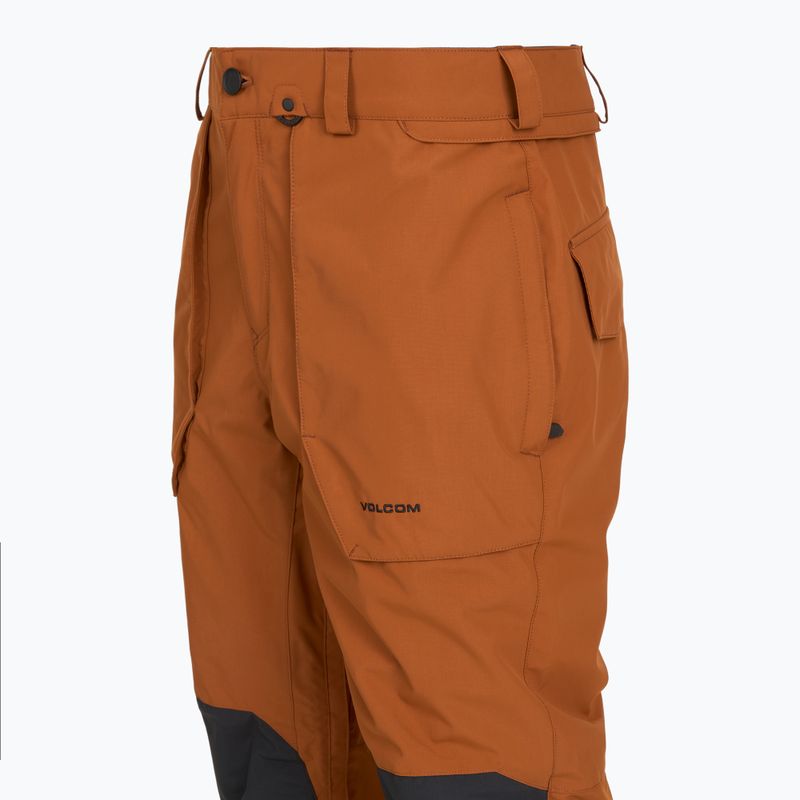 Pánske snowboardové nohavice Volcom Roan caramel 9