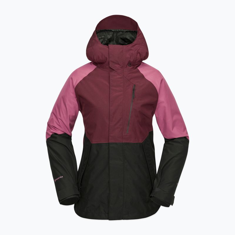 Dámska snowboardová bunda Volcom V.Co Aris Ins Gore burgundy 4