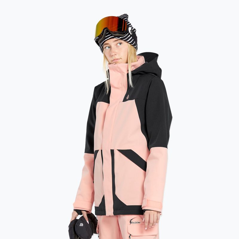 Dámska snowboardová bunda Volcom Shelter 3D Stretch coral haze