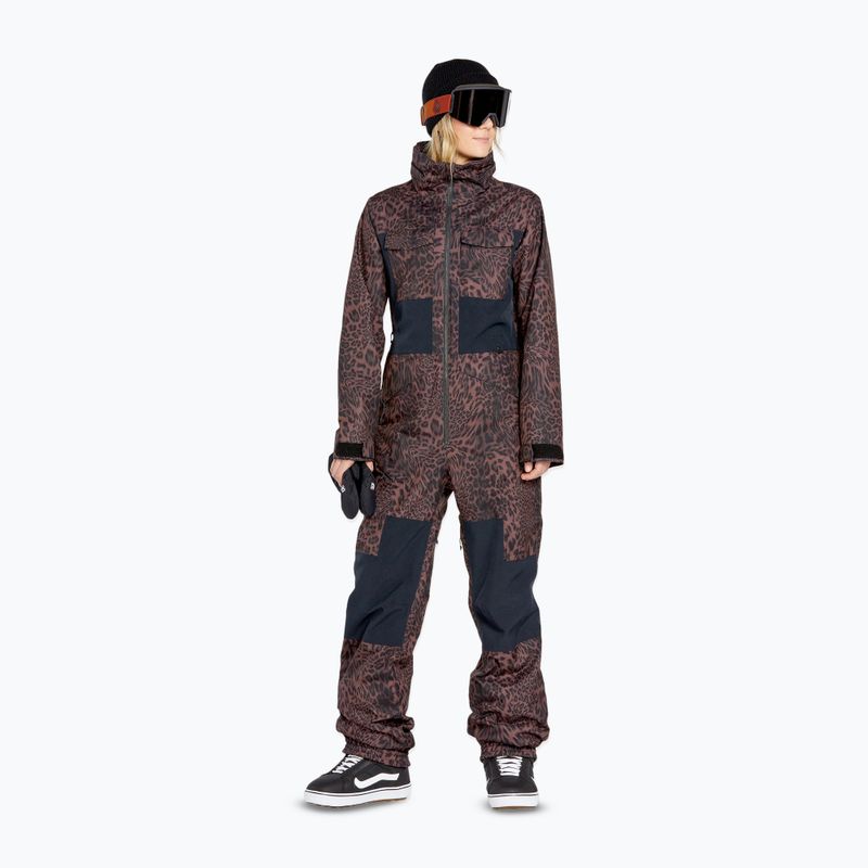 Dámsky snowboardový oblek Volcom Shiloh Snow leopard 3
