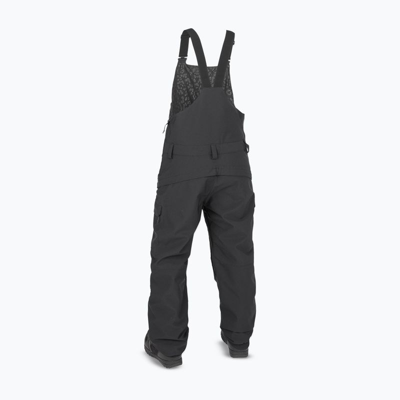 Dámske snowboardové nohavice Volcom Creston 3D Stretch Bib Overall black 2