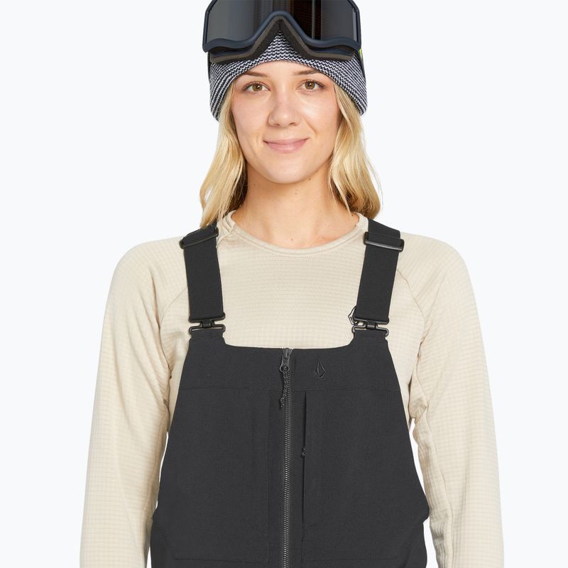 Dámske snowboardové nohavice Volcom Swift Bib Overall black 5