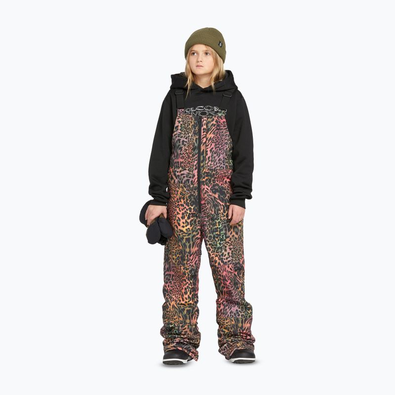 Detské snowboardové nohavice Volcom Barkley Ins Bib Overall acid