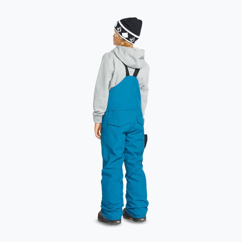 Detské snowboardové nohavice Volcom Barkley Ins Bib Overall cobalt 3