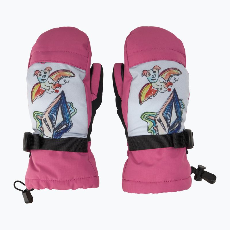 Detské snowboardové rukavice Volcom Day Saver Youth Mitt blurred violet 2