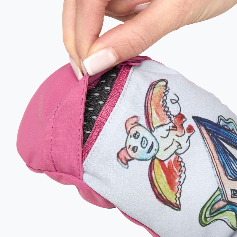 Detské snowboardové rukavice Volcom Day Saver Youth Mitt blurred violet 4
