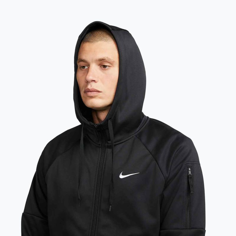 Pánska tréningová mikina Nike Therma Fit Full-Zip black/black/white 4