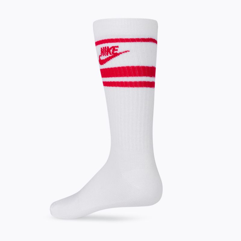 Tréningové ponožky Nike Sportswear Everyday Essential bielo-červené DX5089-102 4