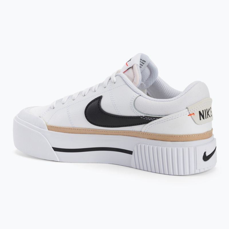 Dámska obuv Nike Court Legacy Lift white/hemp/team orange/black 4