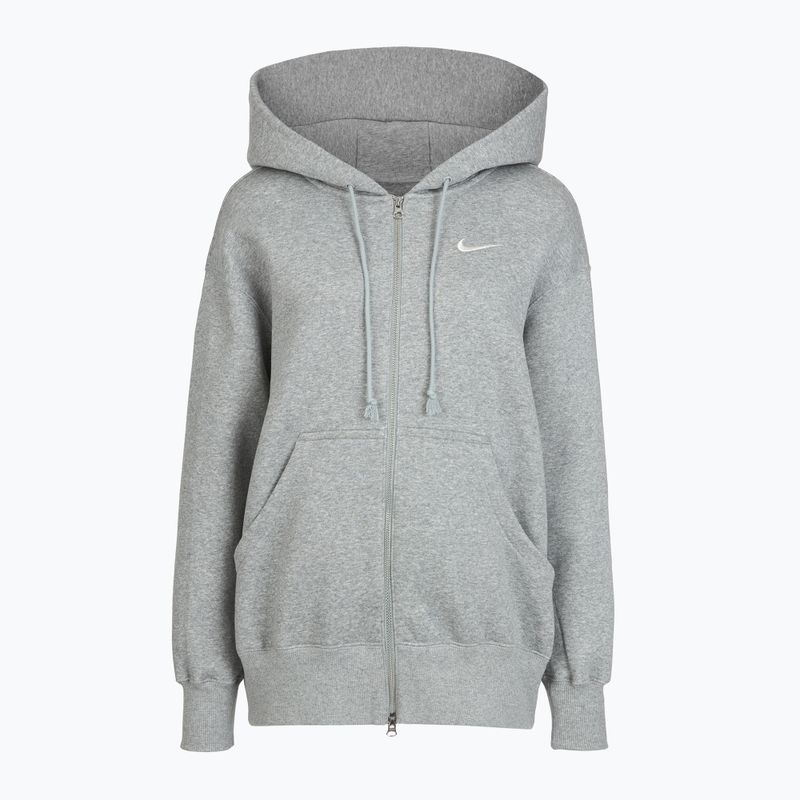 Dámska mikina Nike Sportswear Phoenix Fleece dark grey heather/sail 10