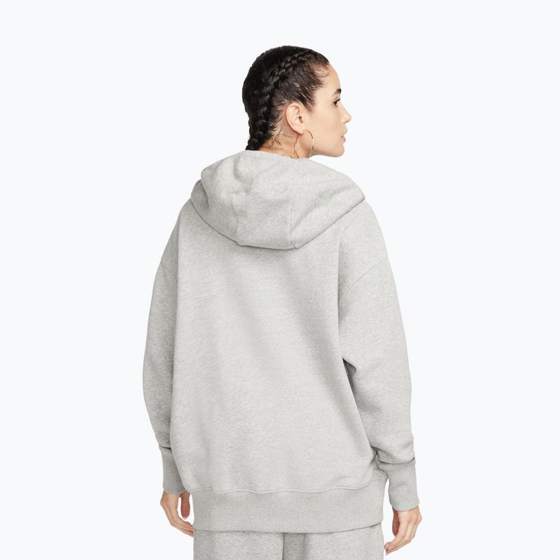 Dámska mikina  Nike Sportswear Phoenix Fleece dark grey heather/sail 3