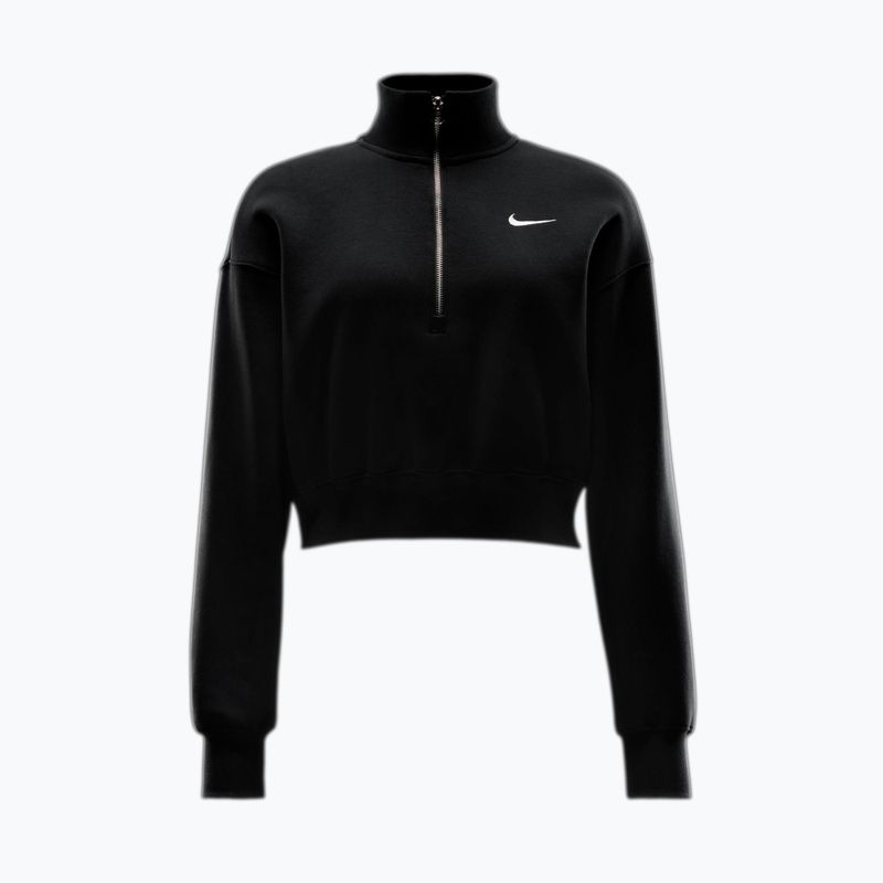 Dámska mikina Nike Sportswear Phoenix Fleece 1/2 Zip Cropped black/sail 3