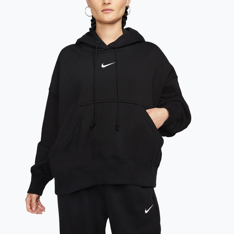 Dámska mikina Nike Sportswear Phoenix Fleece Oversized black/sail 4