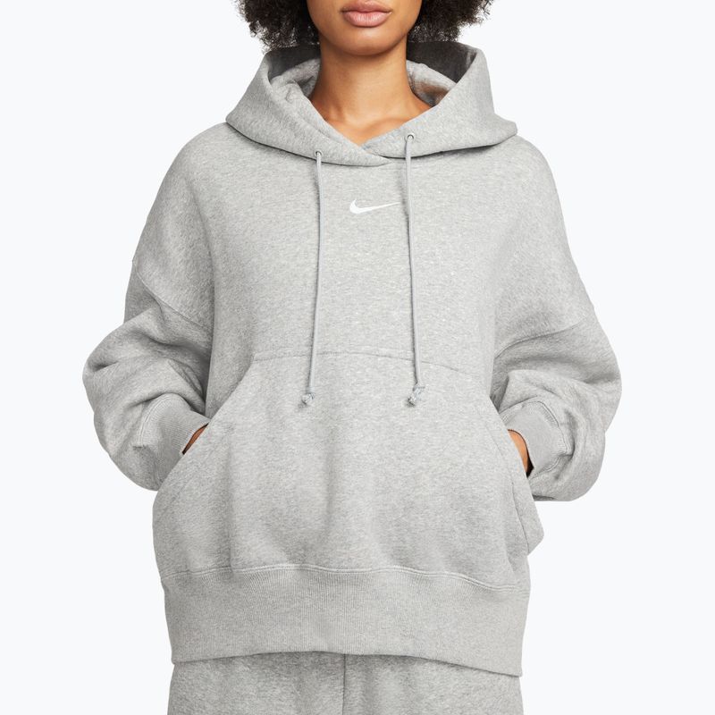 Dámska mikina Nike Sportswear Phoenix Fleece Oversized dark grey heather/sail 4