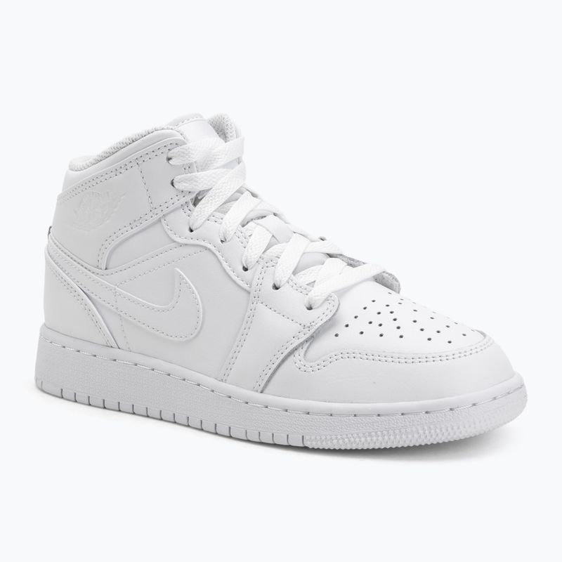 Topánky Jordan 1 Mid white/white/white