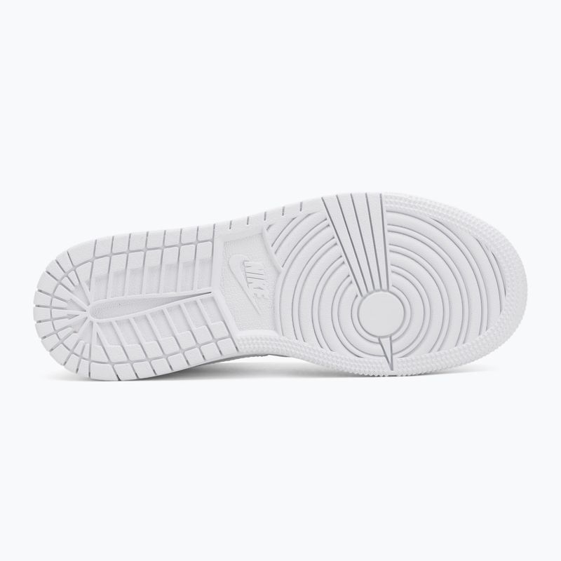 Detské topánky Nike Jordan 1 Mid white/white/white 4