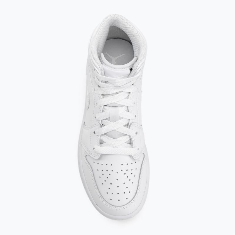 Topánky Jordan 1 Mid white/white/white 5