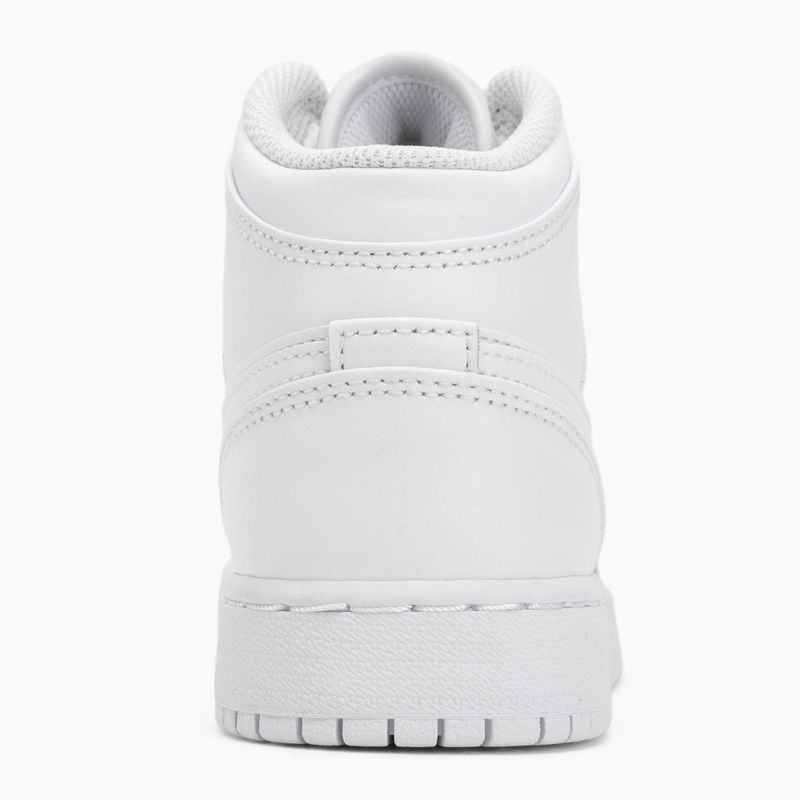 Detské topánky Nike Jordan 1 Mid white/white/white 6